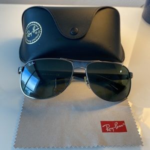 Ray-Ban Men's Rb3502 Aviator Sunglasses